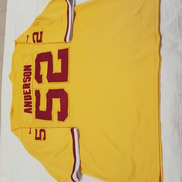 NFL Men's Washington Redskins Ryan Anderson #52 Gold Football Jersey - Picture 4 of 7